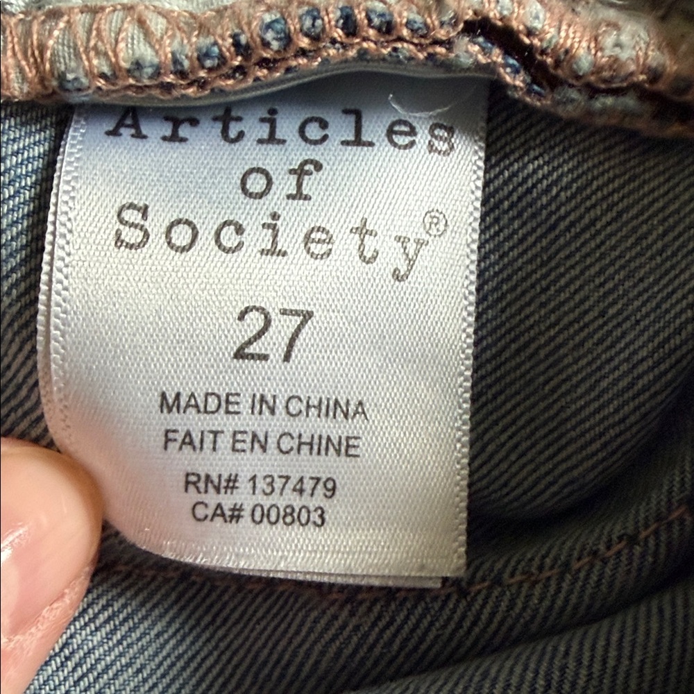 Articles Of Society Light Blue Denim Jeans - Picture 4 of 8